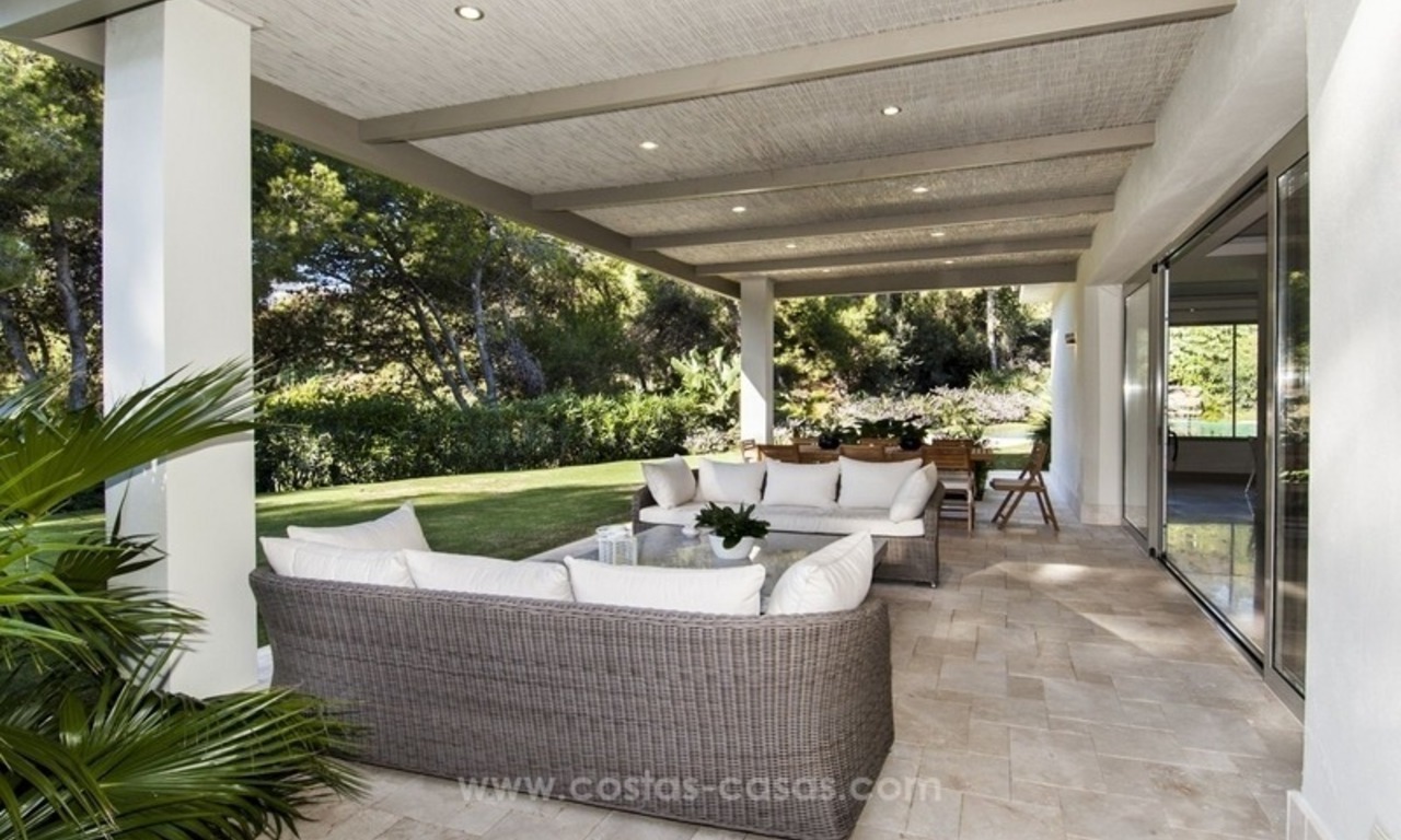 Nueva villa contemporánea de lujo de primera línea de golf en venta, este de Marbella 12