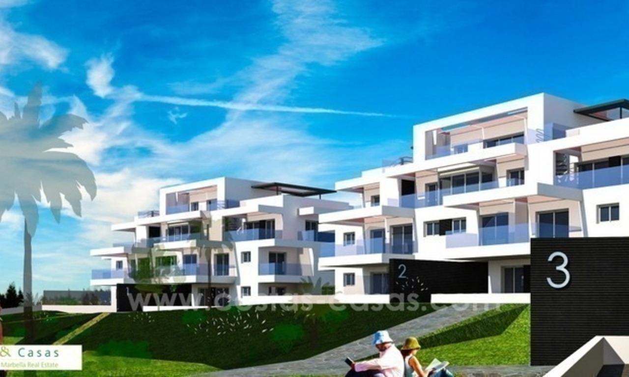 Nuevos apartamentos modernos de lujo en venta en Benahavis - Marbella 5