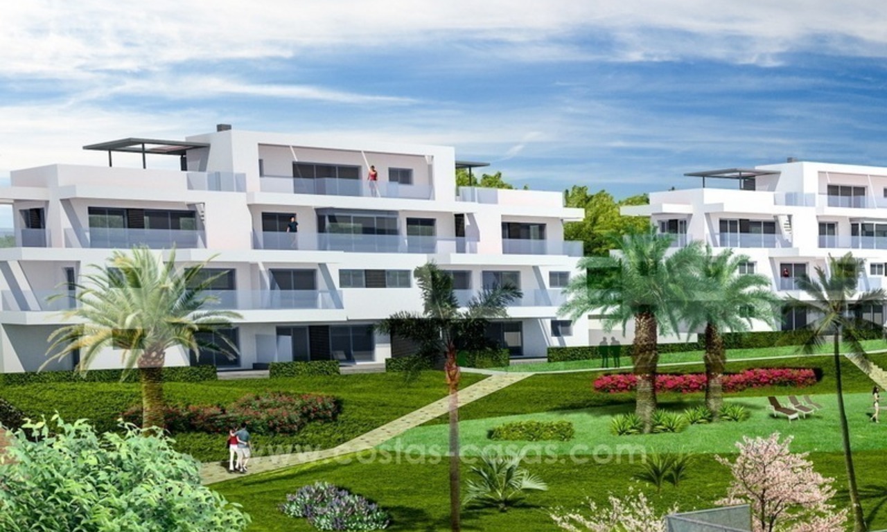 Nuevos apartamentos modernos de lujo en venta en Benahavis - Marbella 3
