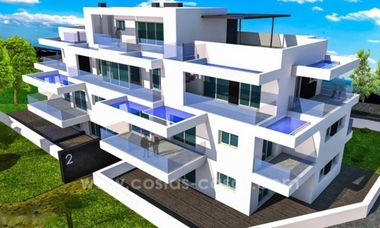 Nuevos apartamentos modernos de lujo en venta en Benahavis - Marbella 4