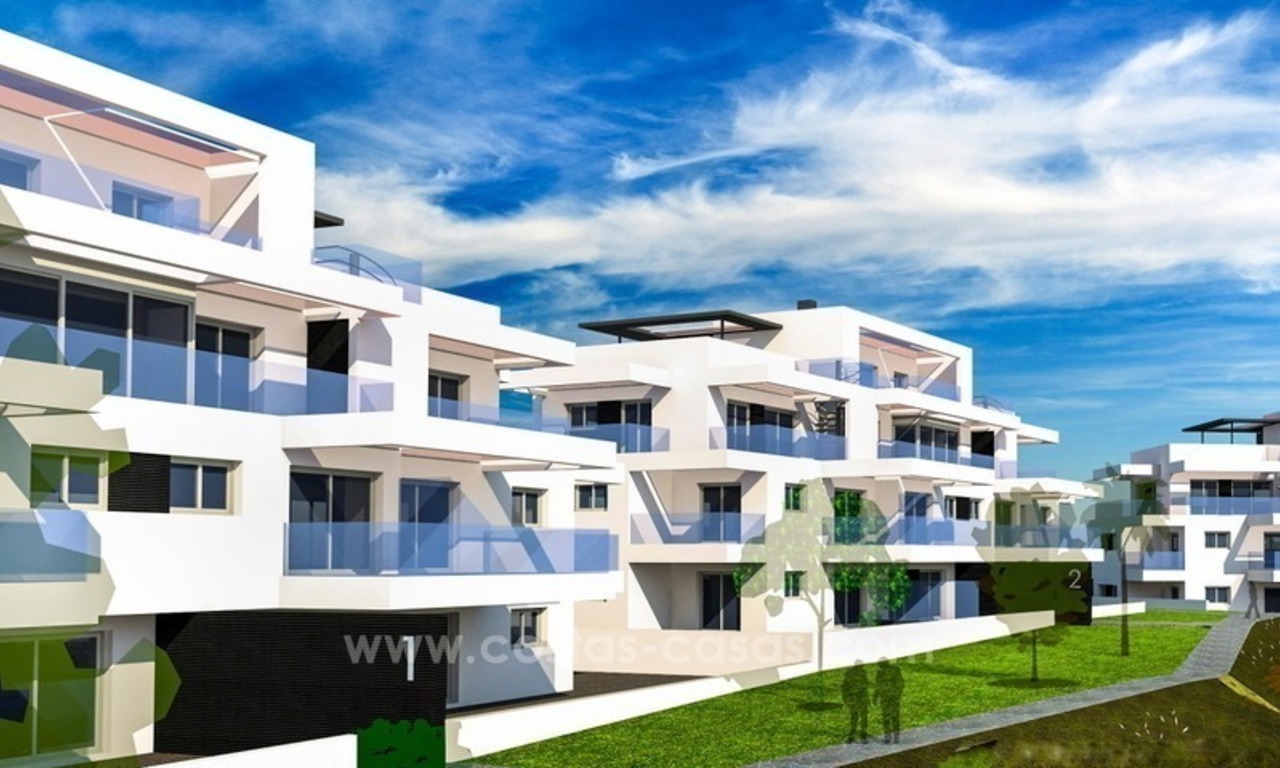 Nuevos apartamentos modernos de lujo en venta en Benahavis - Marbella 9