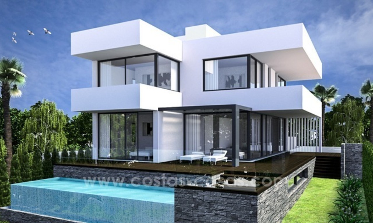 En venta en Marbella Este: nueva villa moderna de playa llave en mano 0