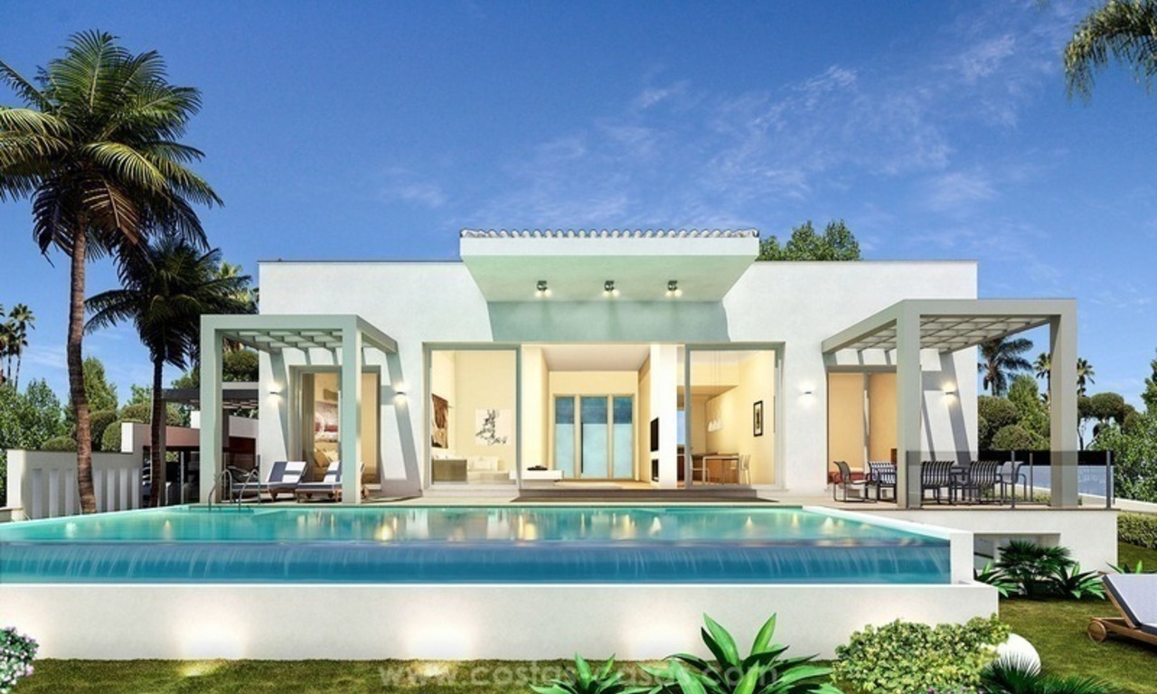 Nueva villa moderna de lujo en venta en Nueva Andalucía, Marbella 0