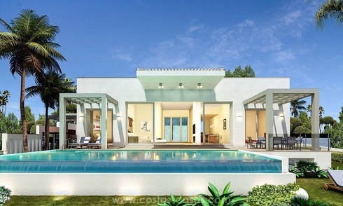 Nueva villa moderna de lujo en venta en Nueva Andalucía, Marbella 