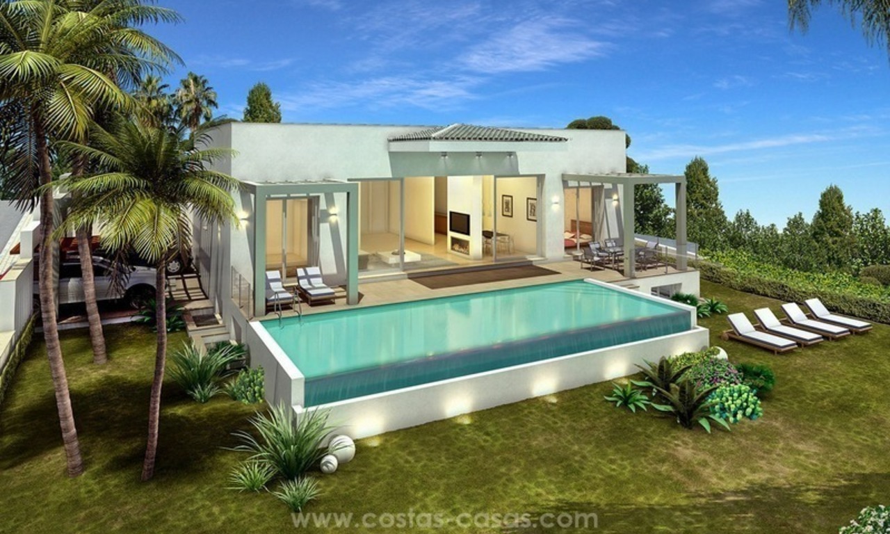 Nueva villa moderna de lujo en venta en Nueva Andalucía, Marbella 1