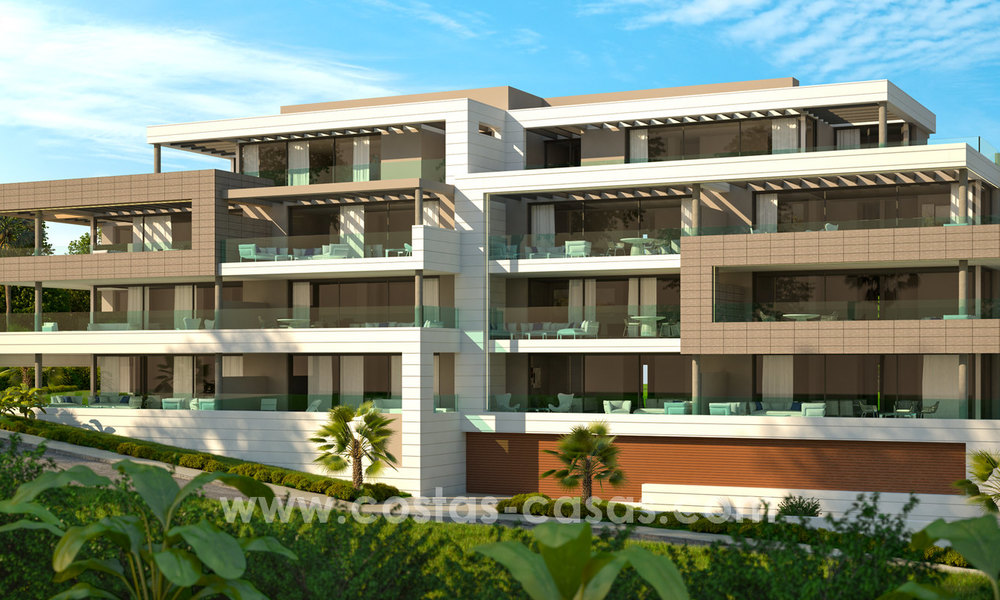 Apartamentos y áticos modernos cerca de la playa en venta entre Estepona - Marbella 5598