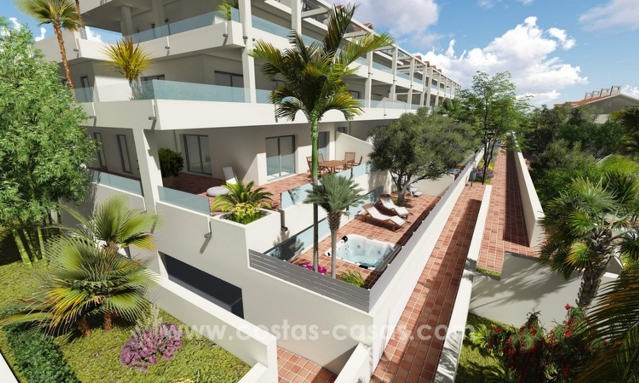 Nuevos apartamentos y áticos modernos en venta, la Nueva Milla de Oro, Marbella - Estepona 0