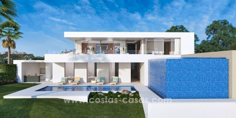 Nueva villa moderna de golf en venta en Nueva Andalucía Marbella