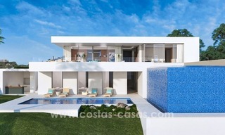Nueva villa moderna de golf en venta en Nueva Andalucía Marbella 0