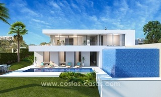 Nueva villa moderna de golf en venta en Nueva Andalucía Marbella 1