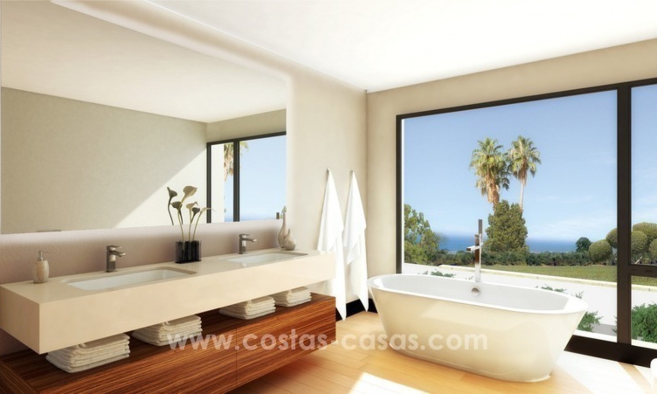 Nuevas villas de lujo modernas a la venta en la Milla de Oro, Marbella, Costa del Sol 15