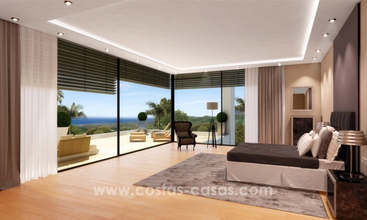 Nuevas villas de lujo modernas a la venta en la Milla de Oro, Marbella, Costa del Sol 13