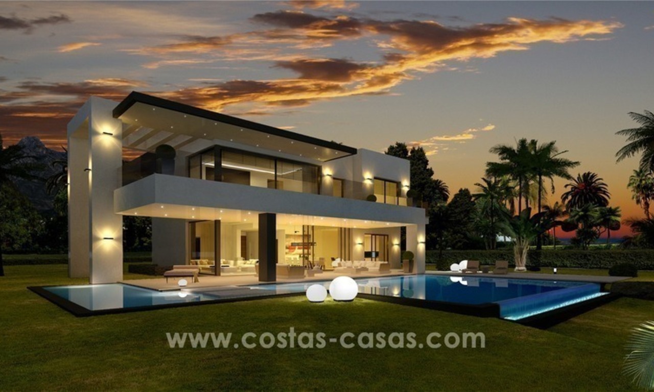 Nuevas villas de lujo modernas a la venta en la Milla de Oro, Marbella, Costa del Sol 4