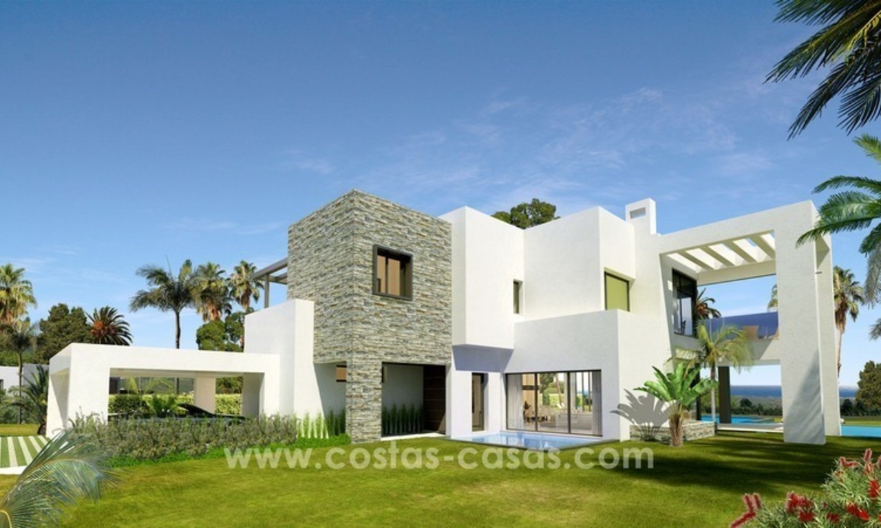 Nuevas villas de lujo modernas a la venta en la Milla de Oro, Marbella, Costa del Sol 2