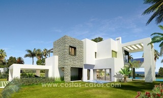 Nuevas villas de lujo modernas a la venta en la Milla de Oro, Marbella, Costa del Sol 2