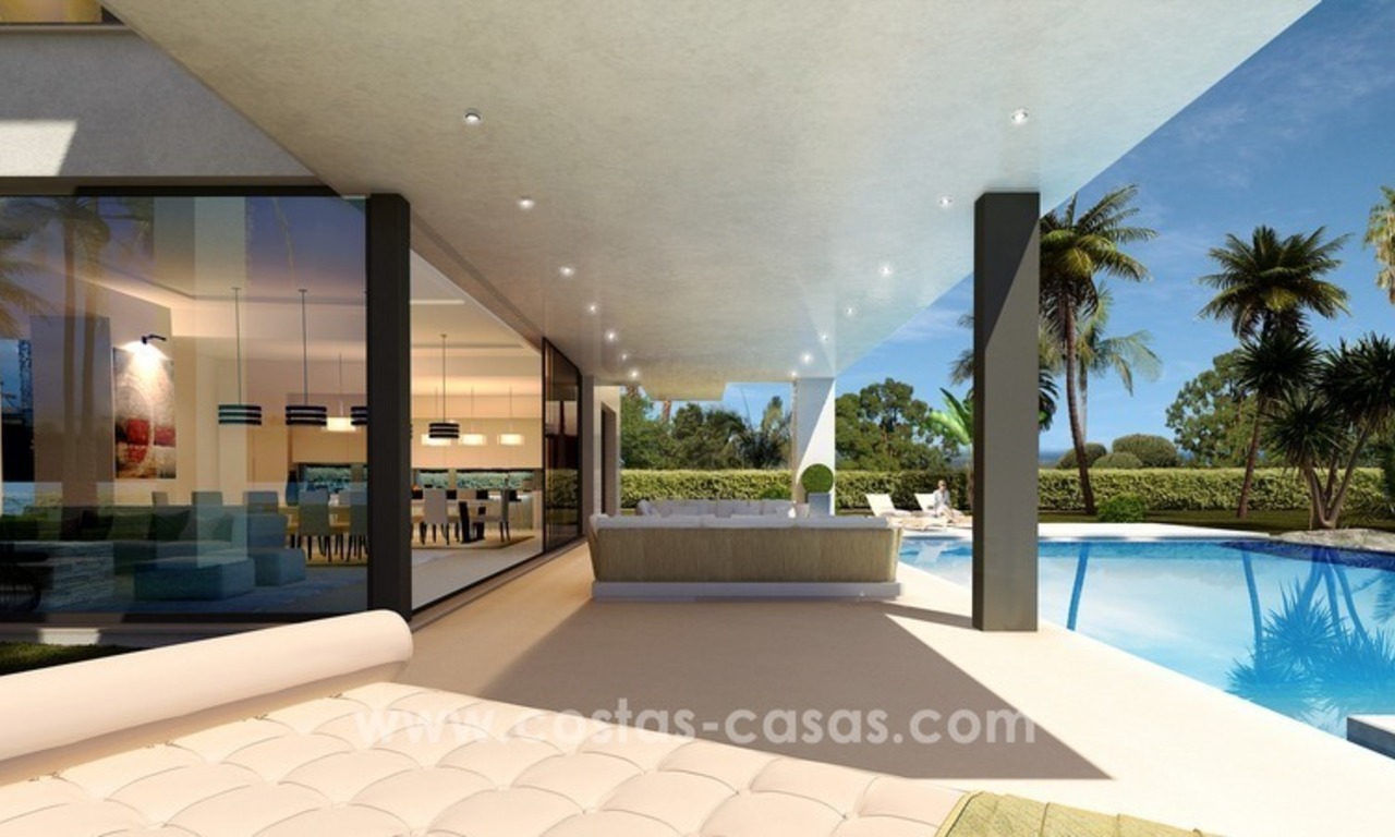 Nuevas villas de lujo modernas a la venta en la Milla de Oro, Marbella, Costa del Sol 6