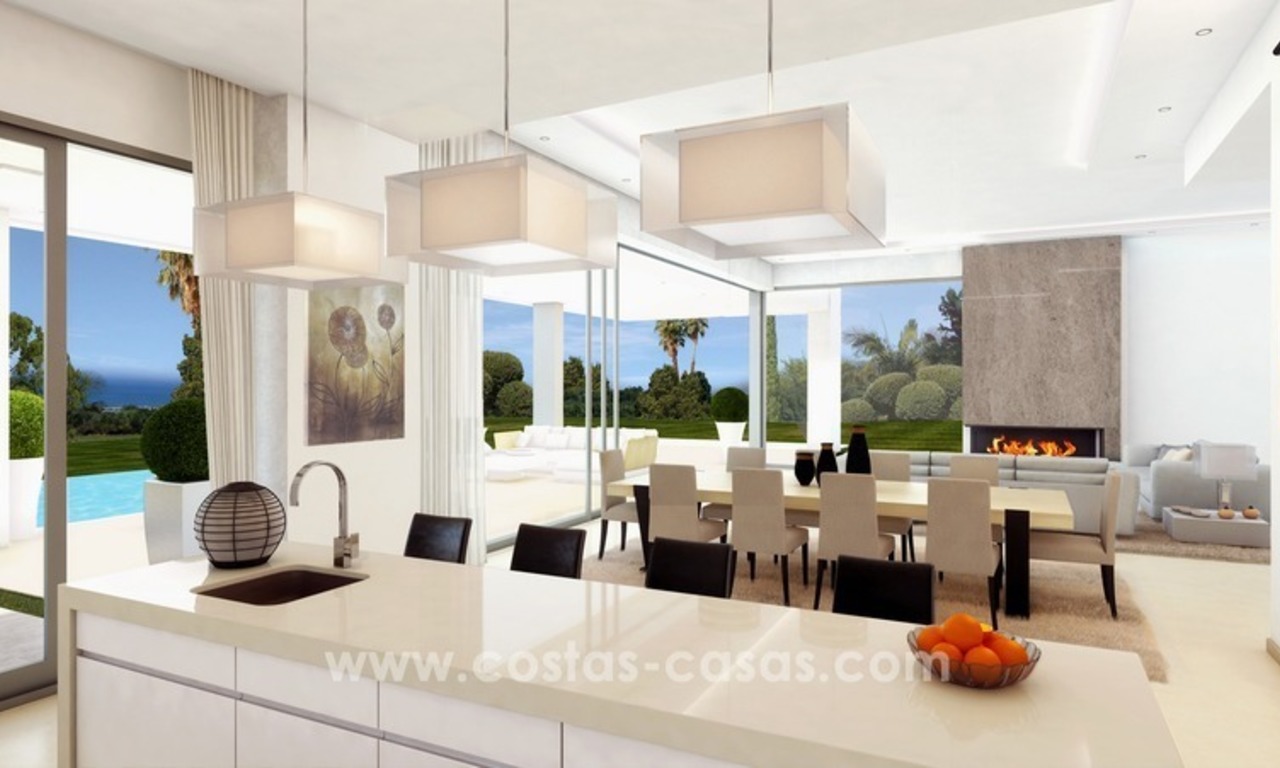 Nuevas villas de lujo modernas a la venta en la Milla de Oro, Marbella, Costa del Sol 10