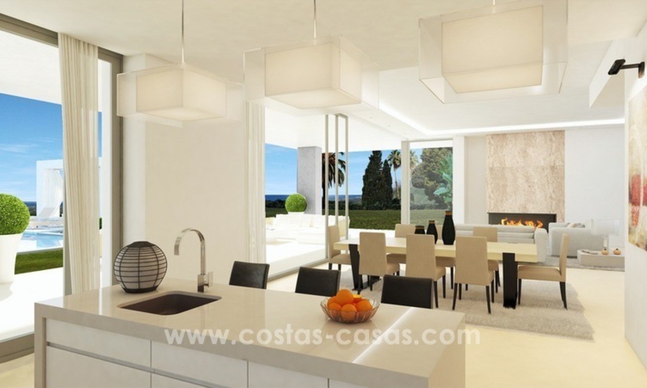 Nuevas villas de lujo modernas a la venta en la Milla de Oro, Marbella 9