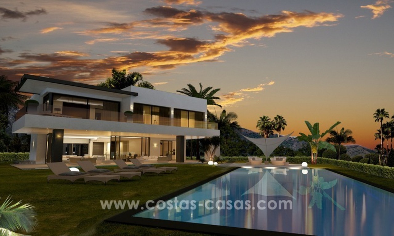 Nuevas villas de lujo modernas a la venta en la Milla de Oro, Marbella 4