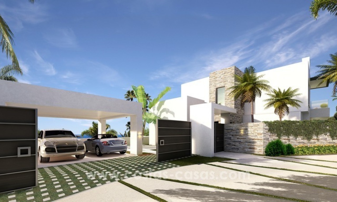 Nuevas villas de lujo modernas a la venta en la Milla de Oro, Marbella 2
