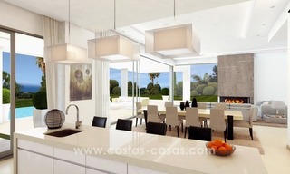 Villas nuevas modernas de lujo a la venta en la Milla de Oro, Marbella 8