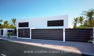 Villa de nueva construcción contemporánea en primera línea de playa en venta en la Nueva Milla de Oro, Marbella - Estepona 5