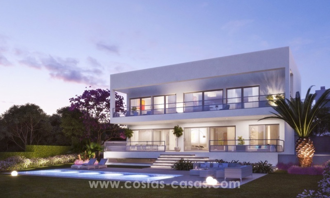 Nuevas villas modernas de diseño en venta en Guadalmina Baja, Marbella 2