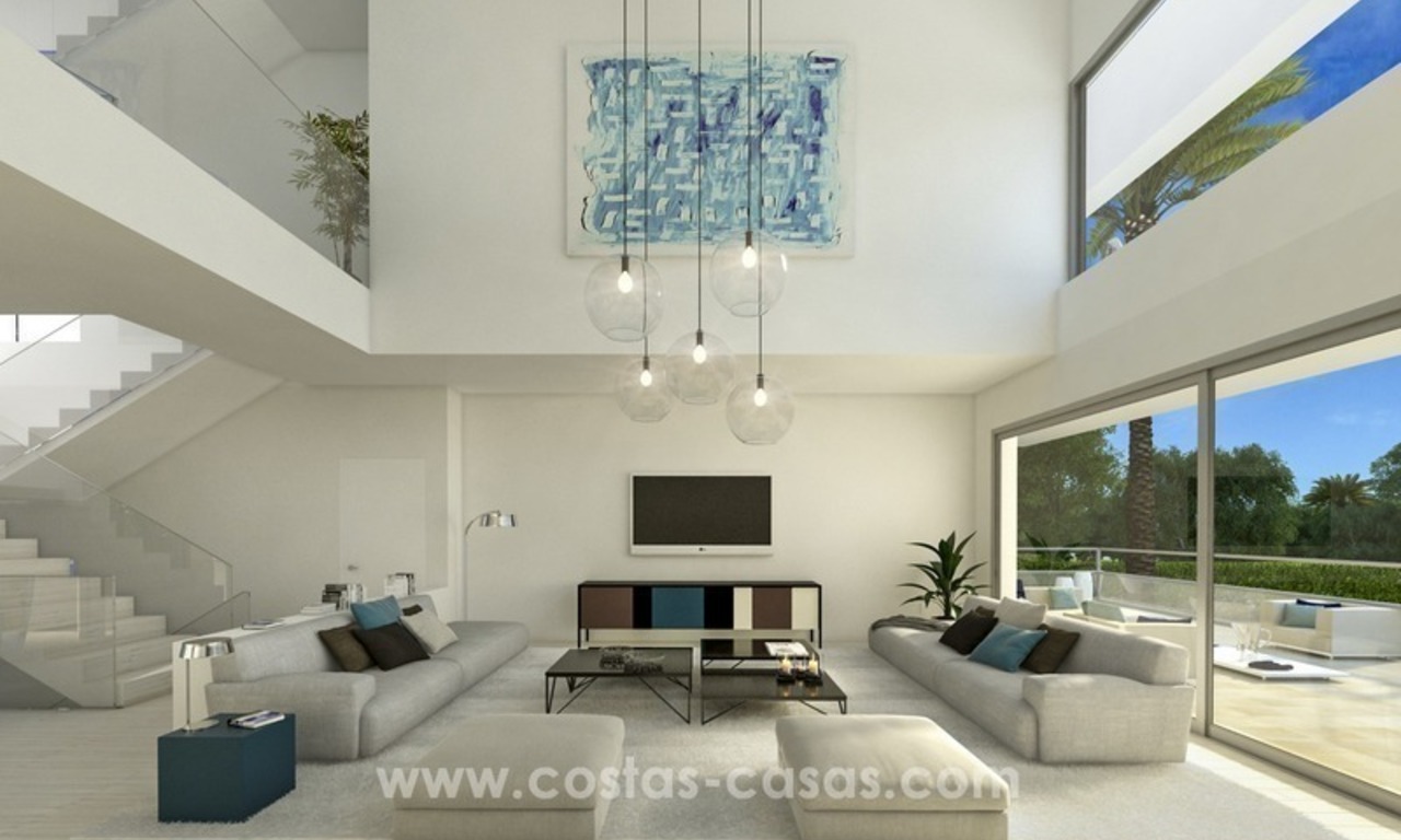 Nuevas villas modernas de diseño en venta en Guadalmina Baja, Marbella 6