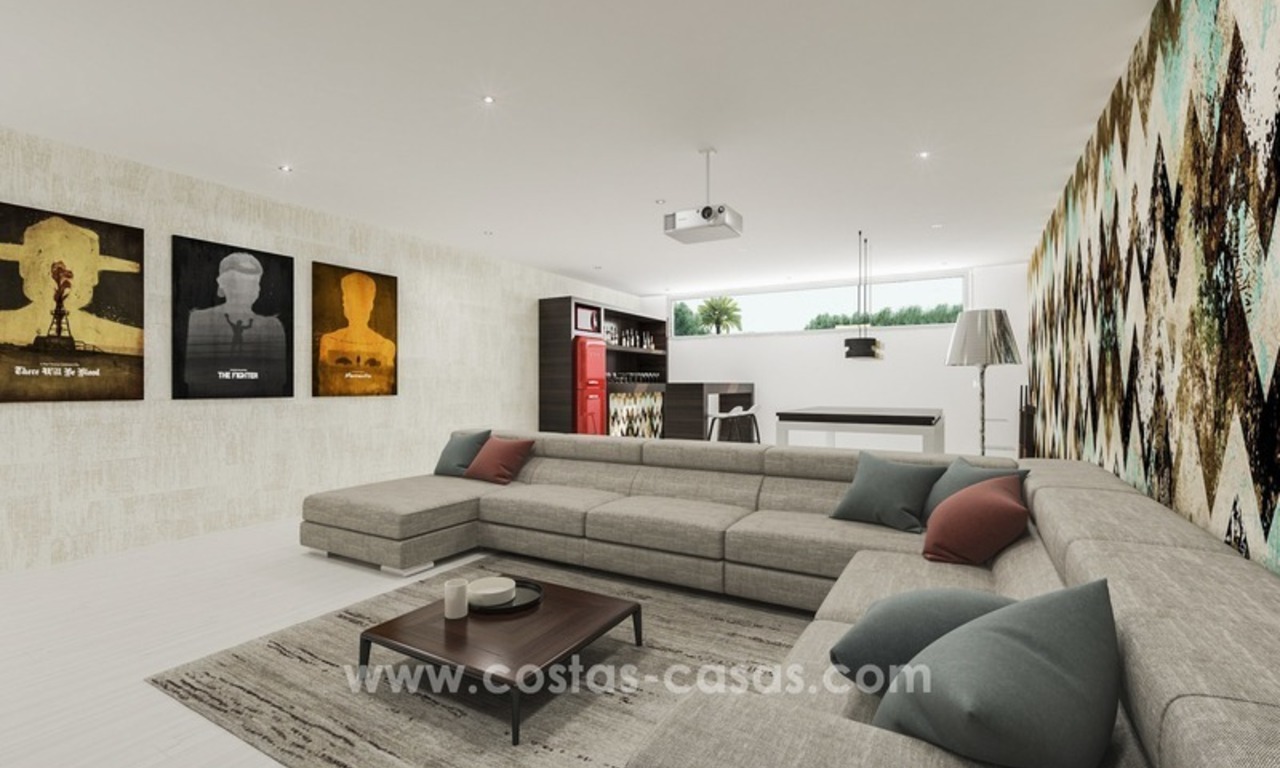 Nuevas villas modernas de diseño en venta en Guadalmina Baja, Marbella 13