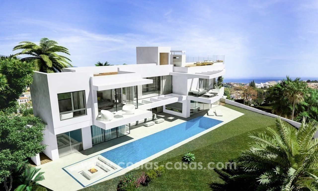 Villas de lujo, ultra-modernas en venta en Nueva Andalucia, Marbella 2