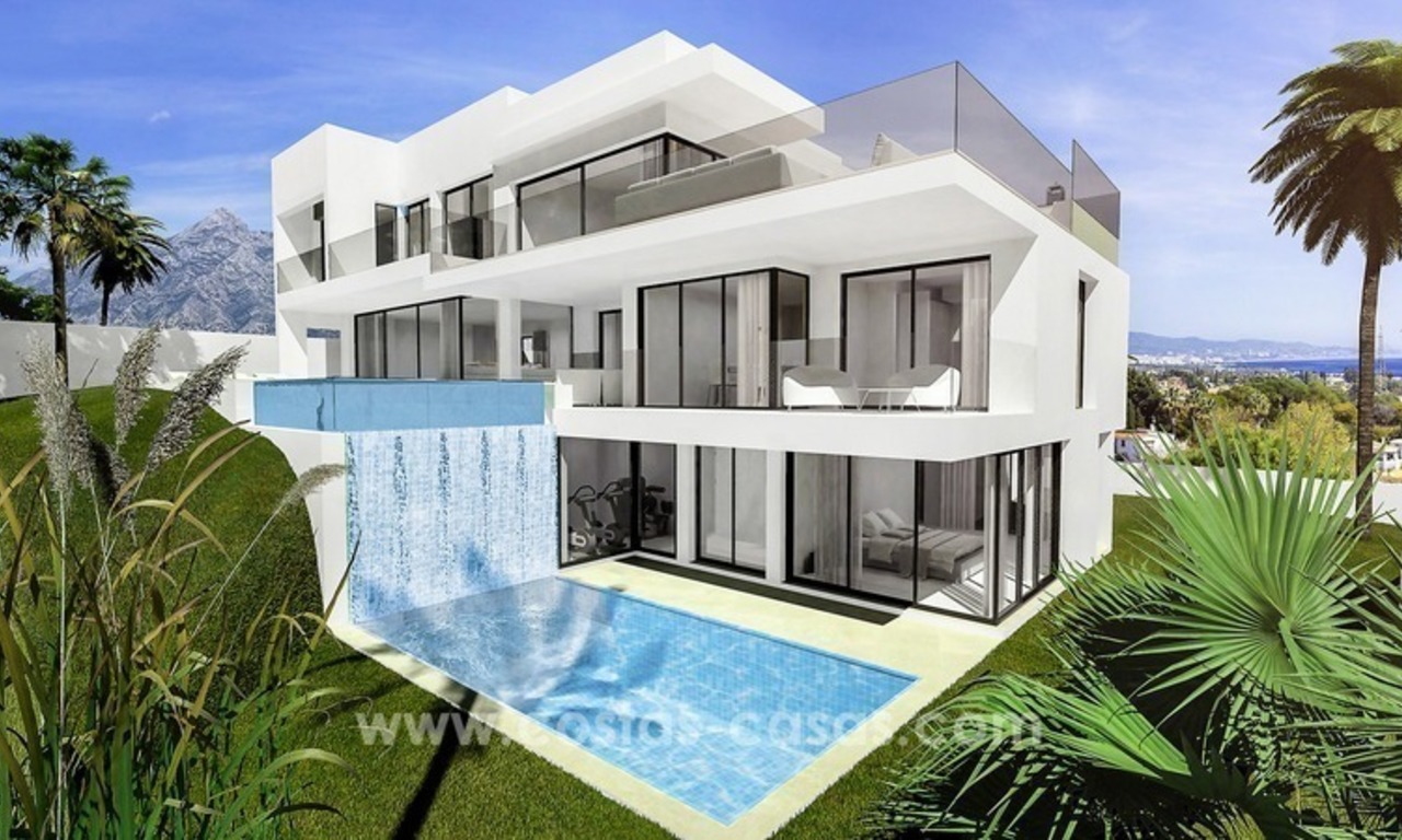 Villas de lujo, ultra-modernas en venta en Nueva Andalucia, Marbella 1