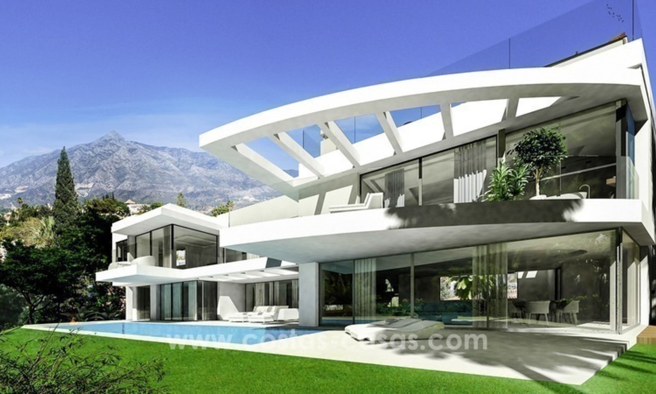 Villas de lujo, ultra-modernas en venta en Nueva Andalucia, Marbella 5