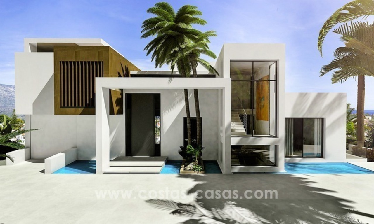 Nuevas villas modernas de lujo en venta en Nueva Andalucia, Marbella 3
