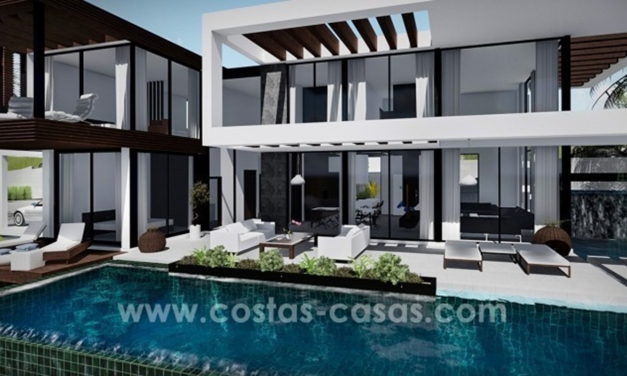 10 villas de diseño con vistas al mar y al golf en venta en Marbella - Benahavis 8