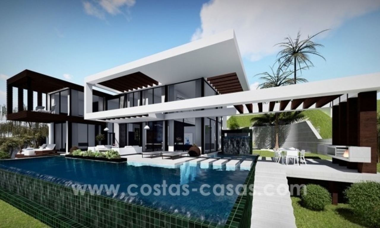 10 villas de diseño con vistas al mar y al golf en venta en Marbella - Benahavis 5