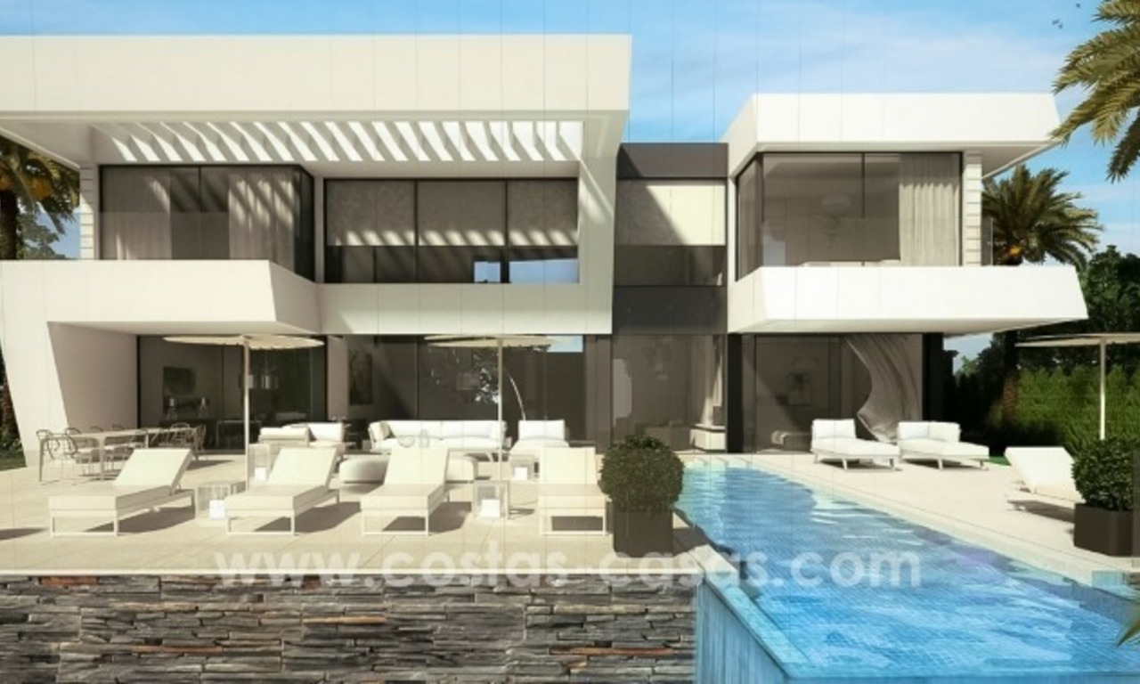 10 villas de diseño con vistas al mar y al golf en venta en Marbella - Benahavis 3