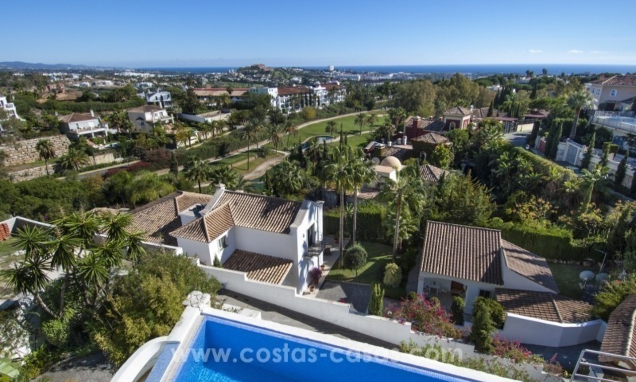 Villa de estilo contemporáneo con vistas al mar en el golf a la venta, zona exclusiva de Nueva Andalucía - Marbella 28