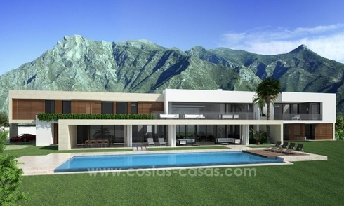 Villa contemporánea de nueva construcción a la venta en la Milla de Oro, Sierra Blanca, Marbella 