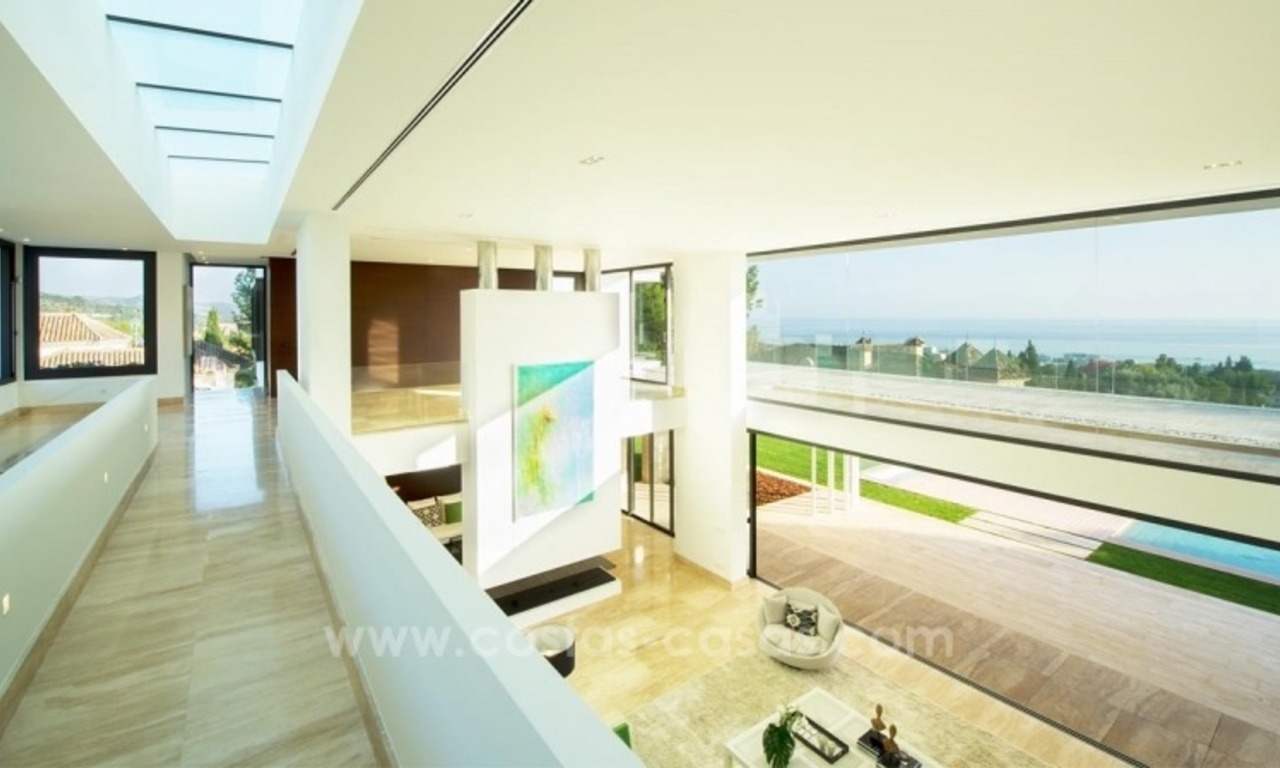Villa contemporánea de nueva construcción a la venta en la Milla de Oro, Sierra Blanca, Marbella 12