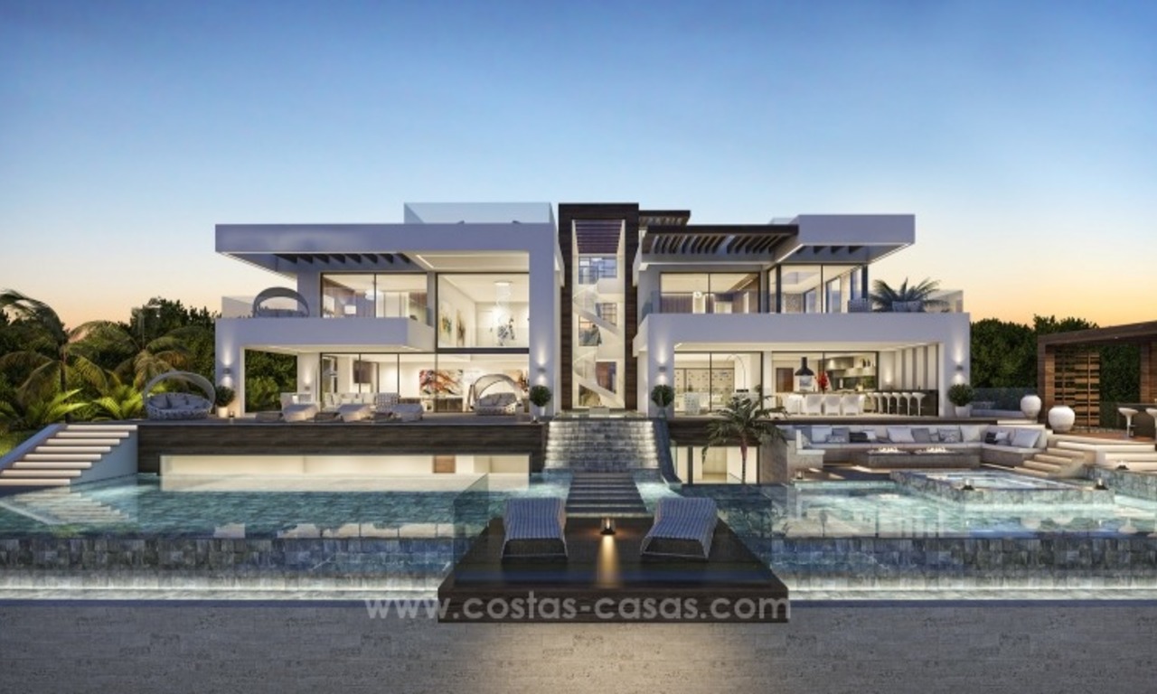 Villa contemporánea con pista de tenis en venta en el corazón del Valle del Golf, Nueva Andalucía, Marbella 2