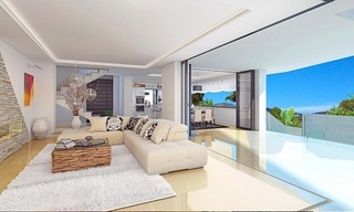 Villa moderna nueva con vistas al mar en venta en Benahavis - Marbella 2