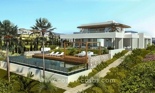 Magnífica villa moderna de primera línea de golf en venta en Benahavis - Marbella 4