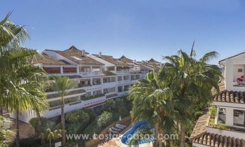 Apartamento ático muy bonito en venta en la Milla de Oro de Marbella 
