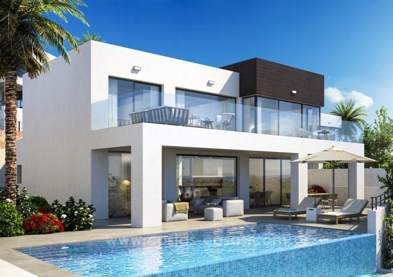 Villas nuevas y modernas en venta en La Cala de Mijas, Costa del Sol
