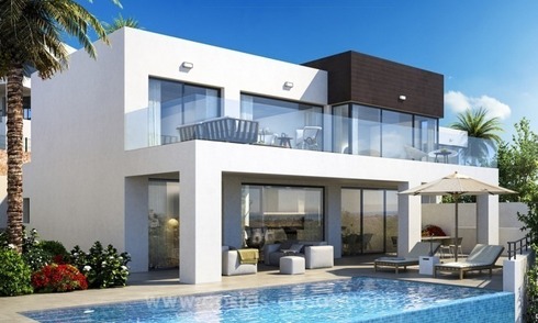 Villas nuevas y modernas en venta en La Cala de Mijas, Costa del Sol 
