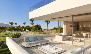 Listo para mudarse. Apartamentos modernos de diseño magníficos en venta en una parcela de lujo en Marbella - Estepona 23732 
