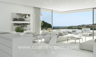 Listo para mudarse. Apartamentos modernos de diseño magníficos en venta en una parcela de lujo en Marbella - Estepona 23734 