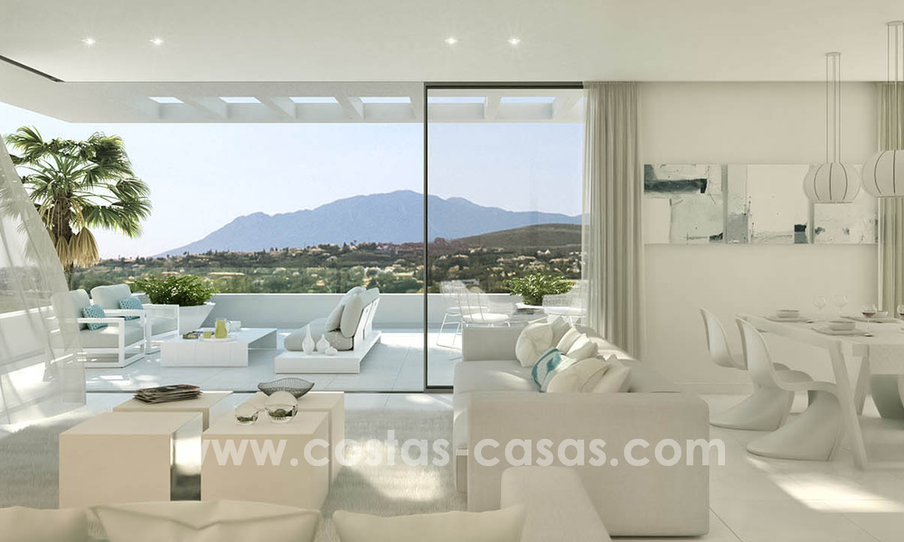 Listo para mudarse. Apartamentos modernos de diseño magníficos en venta en una parcela de lujo en Marbella - Estepona 23735