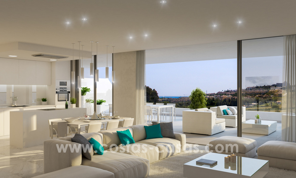 Listo para mudarse. Apartamentos modernos de diseño magníficos en venta en una parcela de lujo en Marbella - Estepona 23747