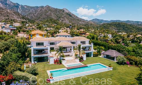 Magistral villa de lujo con vistas panorámicas al mar en Sierra Blanca, en la Milla de Oro de Marbella 68162